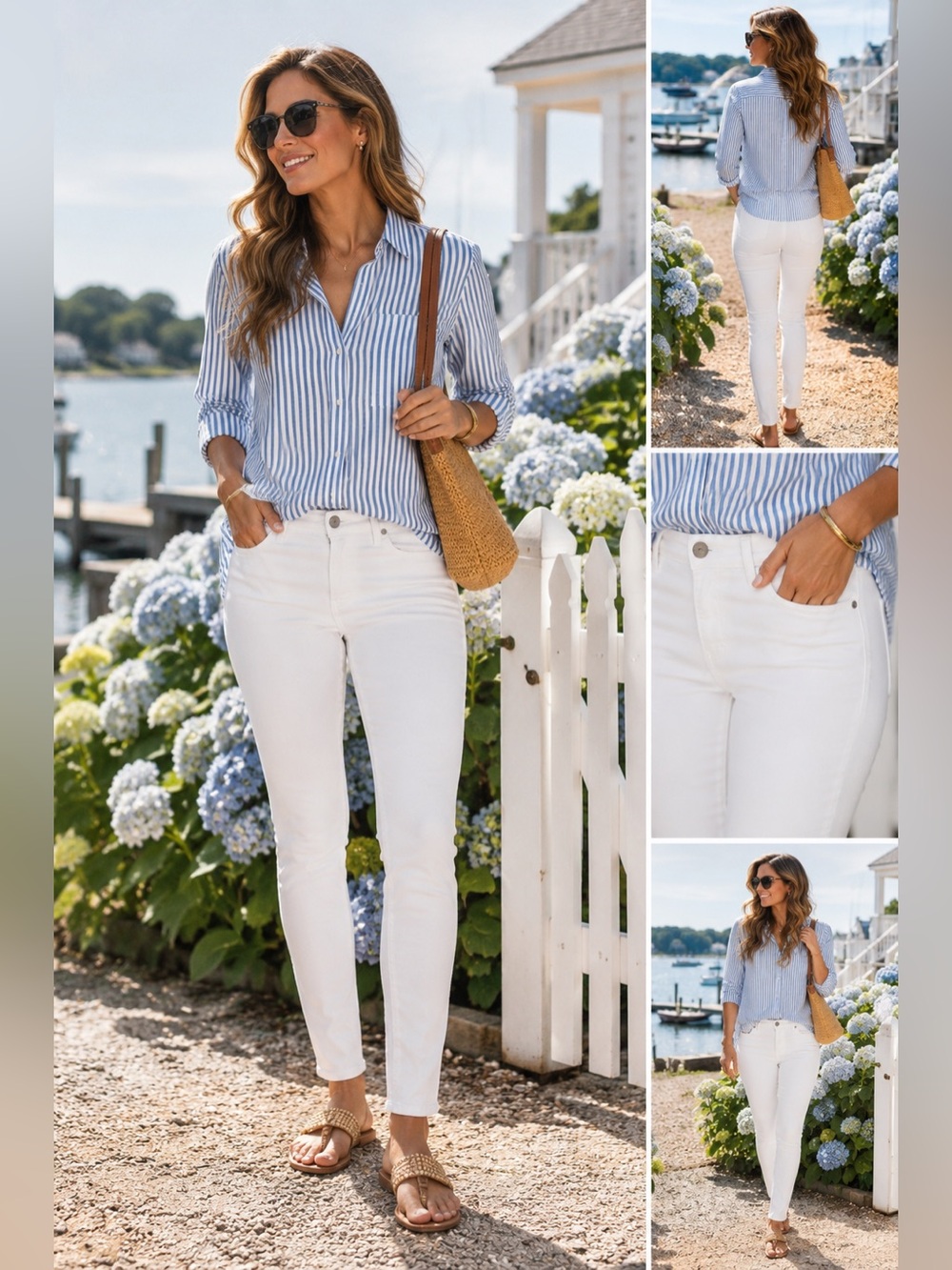 NWT LONDONJEAN Victoria’s Secret VS Siren White Skinny Jeans Size 16
